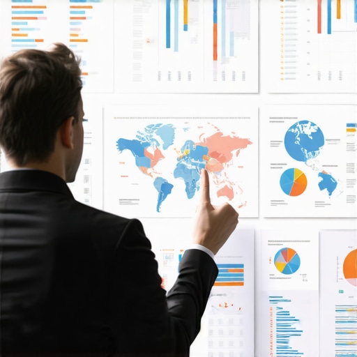 Digital marketer reviewing analytics and map optimization data