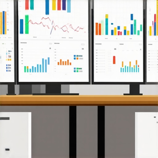 A modern workspace showing screens with local SEO dashboards and citation management tools.
