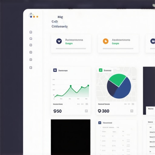 Close-up of a digital dashboard displaying citation accuracy and map ranking analytics.