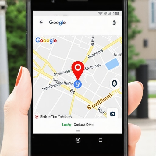 Fast and responsive Google Map interface showing quick load times and optimized features.