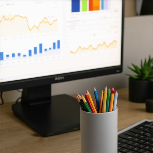 Person analyzing local SEO and map optimization tools on computer