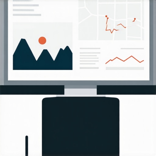 Business owner monitoring map rankings using analytics tools