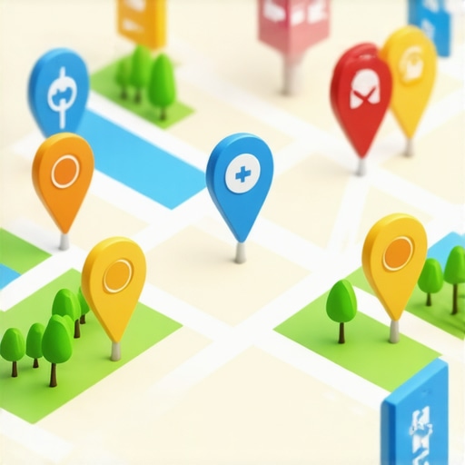 The specific categories Google uses to group local businesses